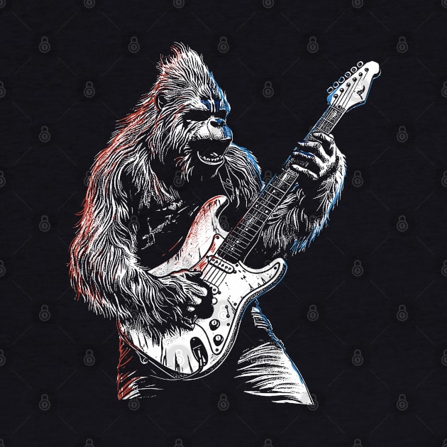 The Sasquatch Guitarist: Bigfoot's Electric Jams by GoshWow 